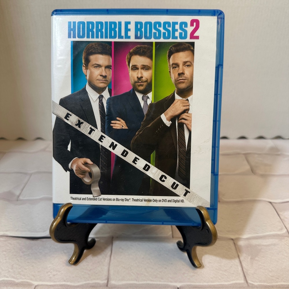 Horrible Bosses 2 Blu-ray DVD Extended Cut Jason Bateman Charlie DayComedy Movie